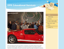 Tablet Screenshot of dpr-edu.com